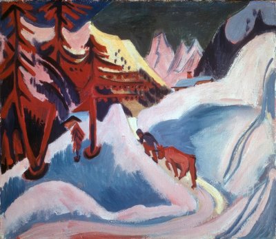 Winter in Davos by Ernst Ludwig Kirchner